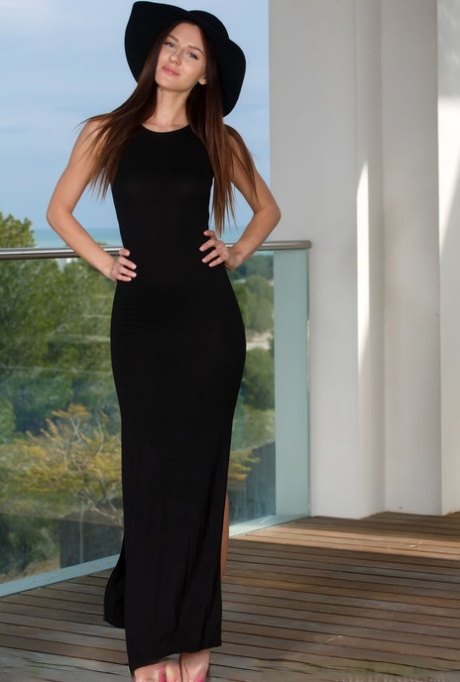 barmfagre brunette casting kunst eksklusiv foton